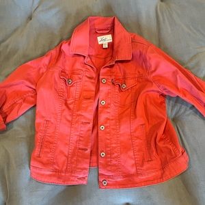 Levi's Red Denim Jacket